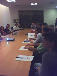 Di�logo con L�deres Comunitarios en Rosario