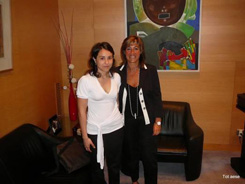 La Alcaldesa de L'Hospitalet recibe a la representante de la ciudad socia de Rosario en el marco del Programa de Intercambios