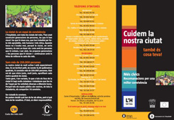 Folleto en catal�n de la campa�a