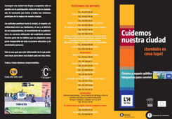 Folleto en espa�ol de la campa�a