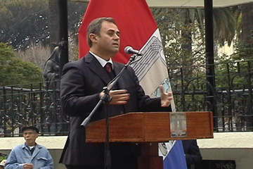 Publicidad de la campa�a en Valpara�so