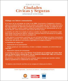 Invitaci�n para participar del Di�logo en Rosario